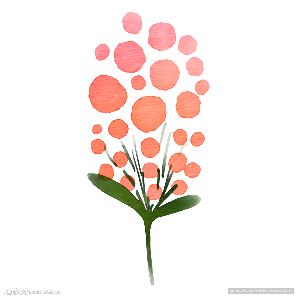 水彩植物图片