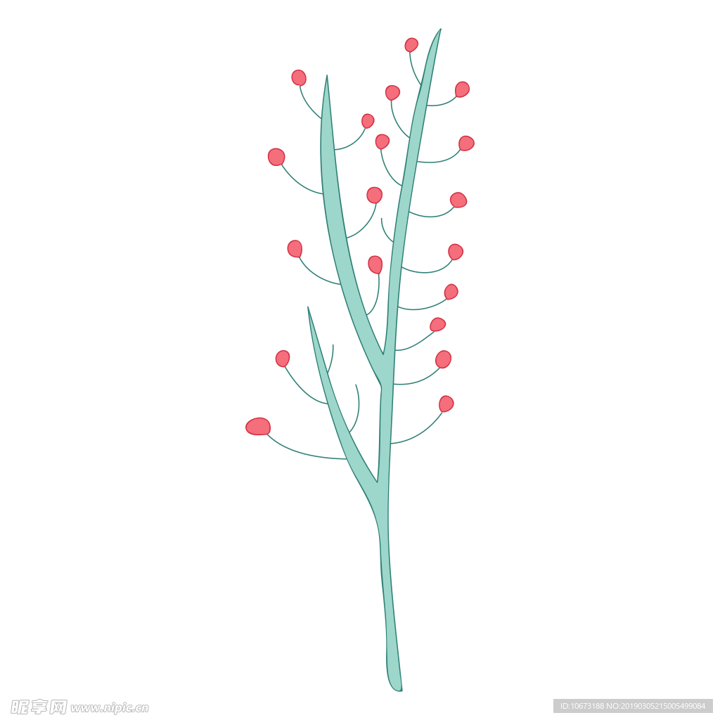 水彩植物图片