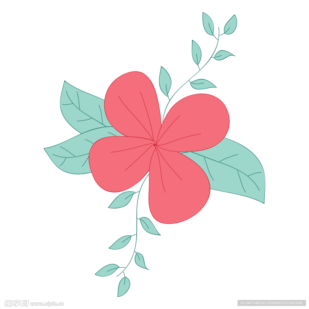 水彩植物图片