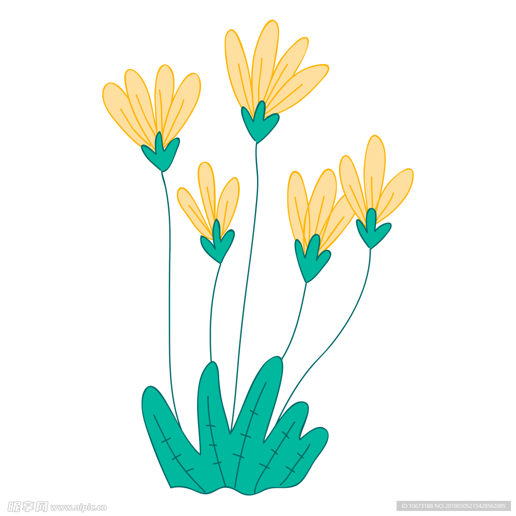 水彩植物图片