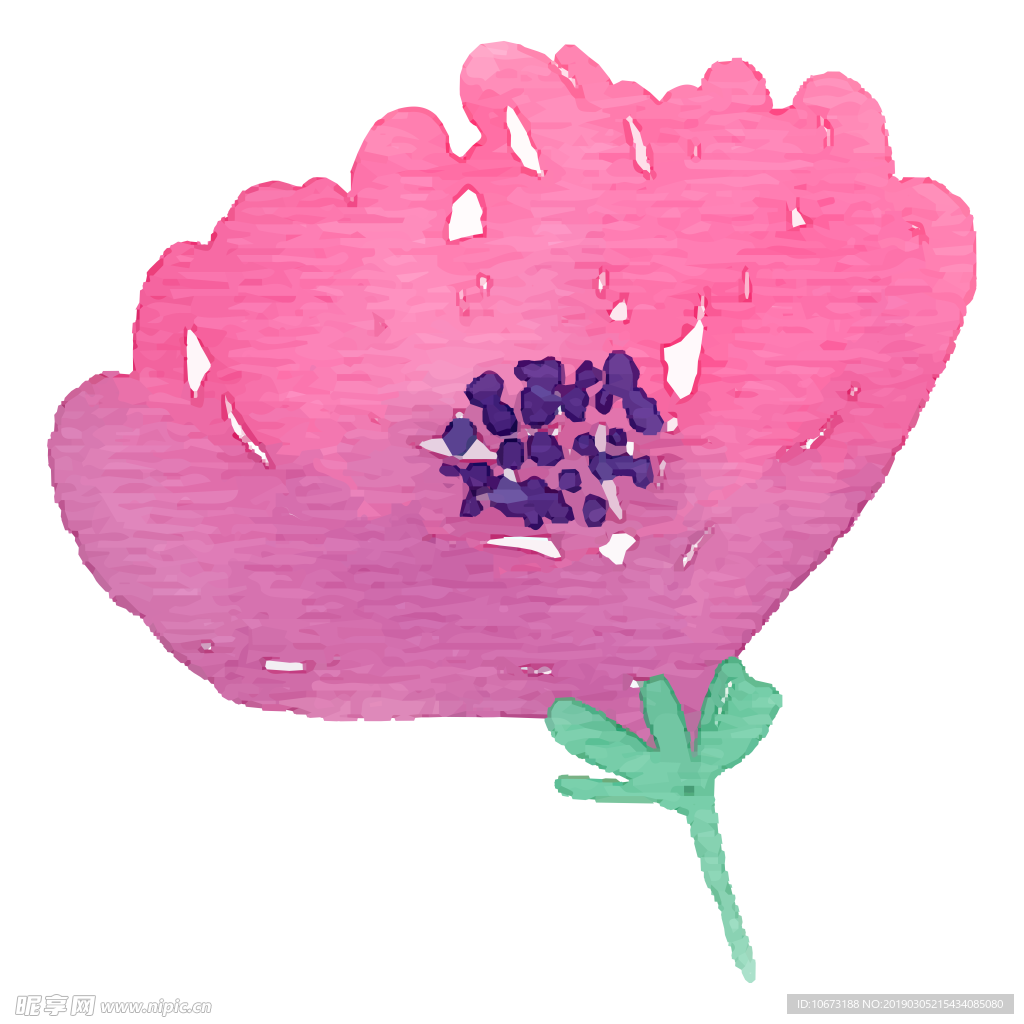 水彩植物图片