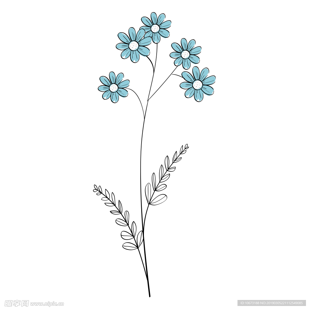 水彩植物图片