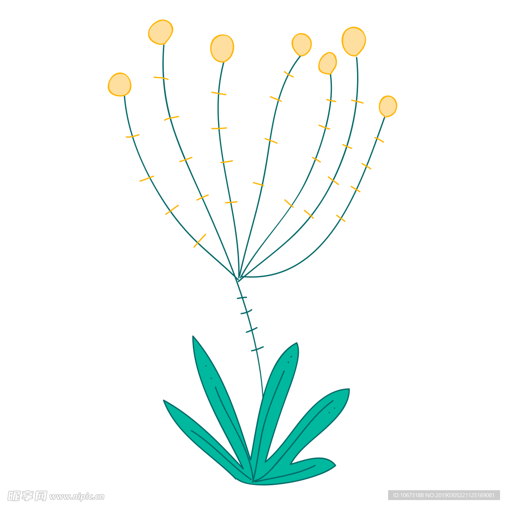 水彩植物图片