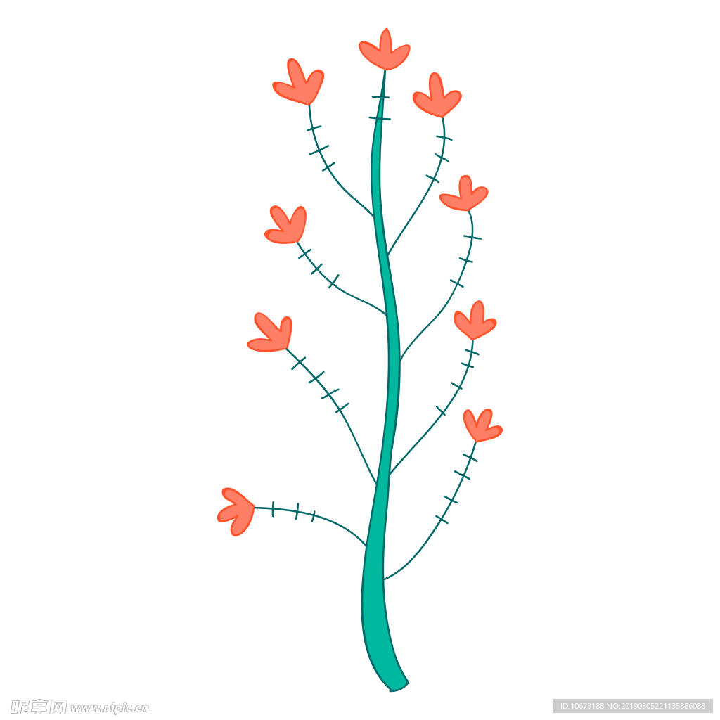 水彩植物图片