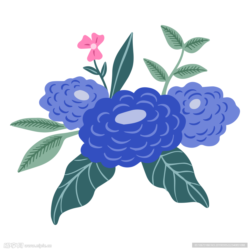 水彩植物图片