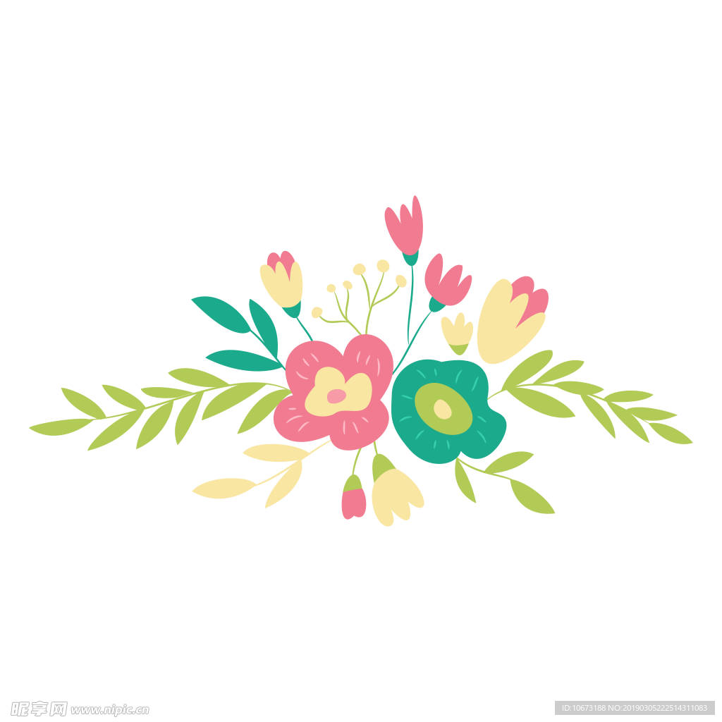 水彩植物图片