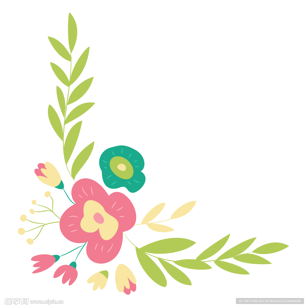水彩植物图片