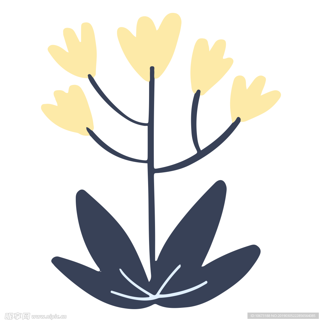 水彩植物图片