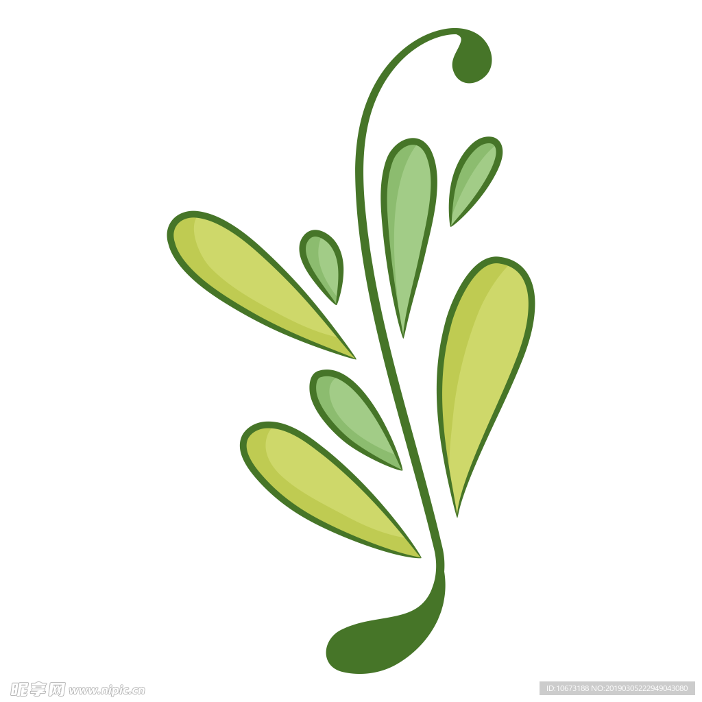 水彩植物图片
