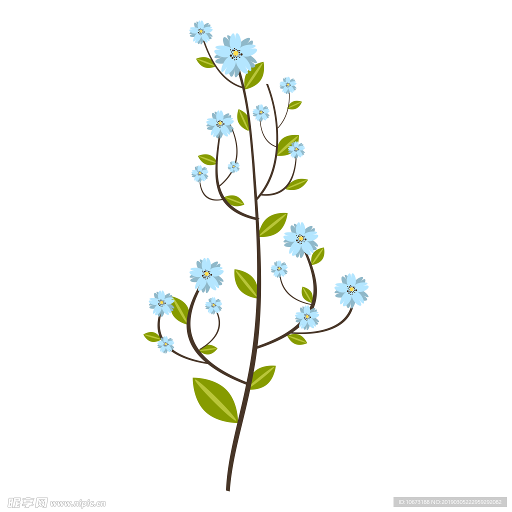 水彩植物图片