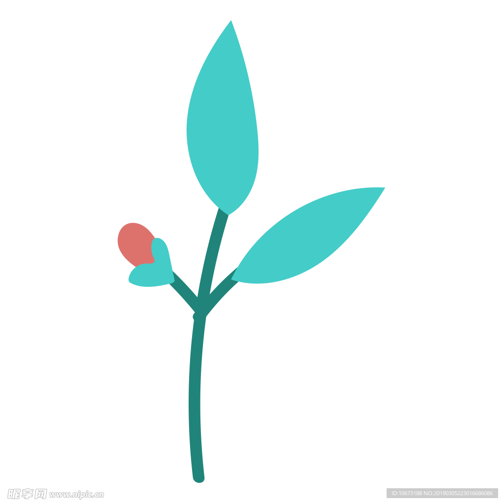 水彩植物图片