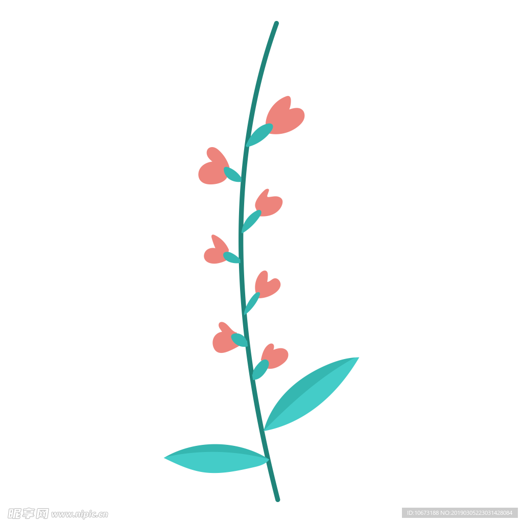 水彩植物图片