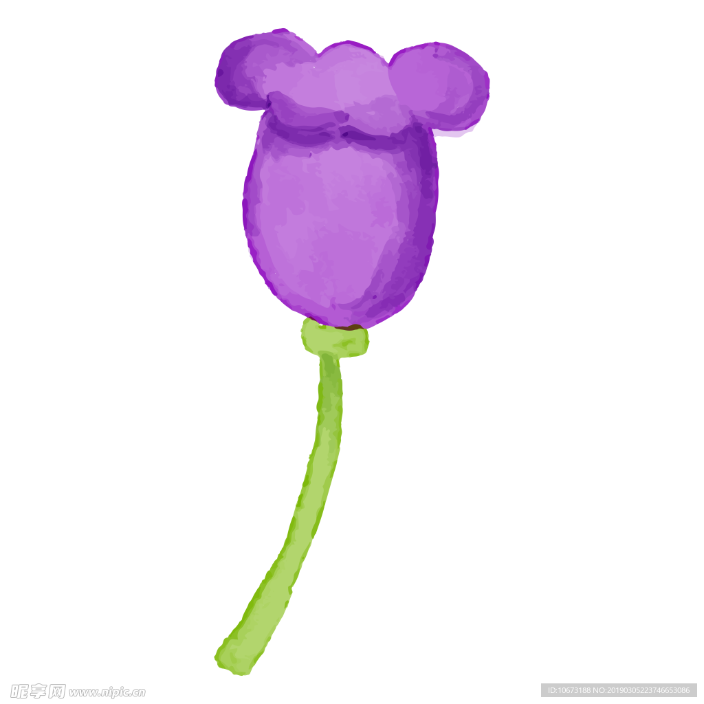 水彩植物图片