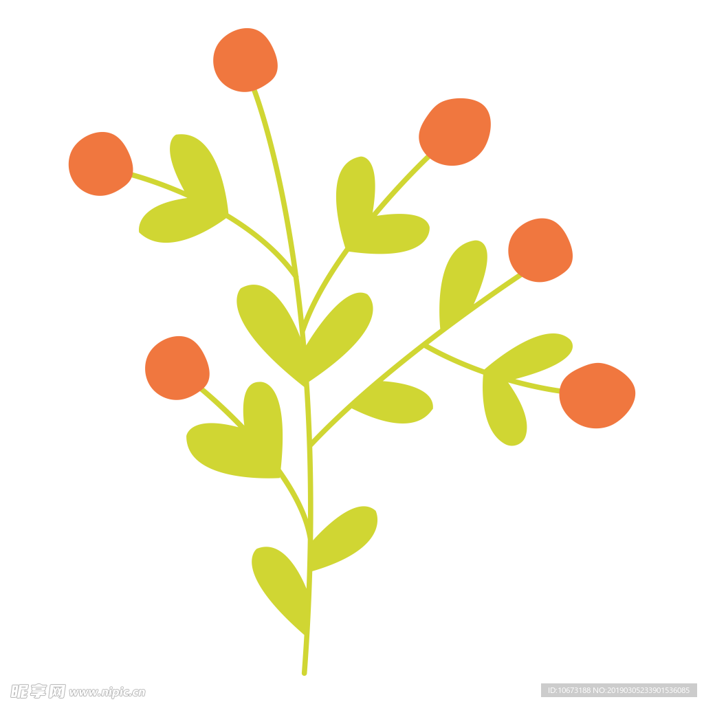 水彩植物图片