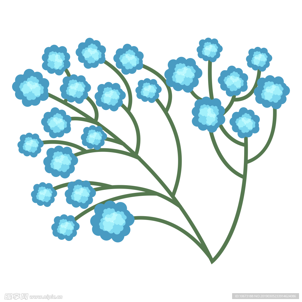 水彩植物图片