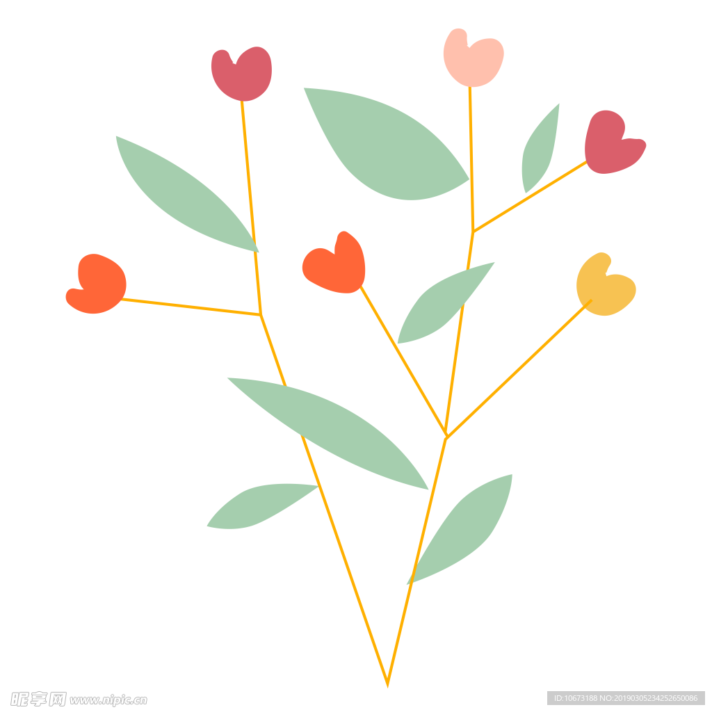 水彩植物图片