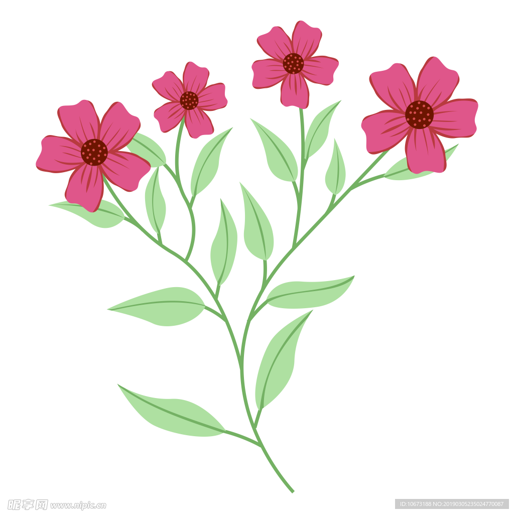 水彩植物图片