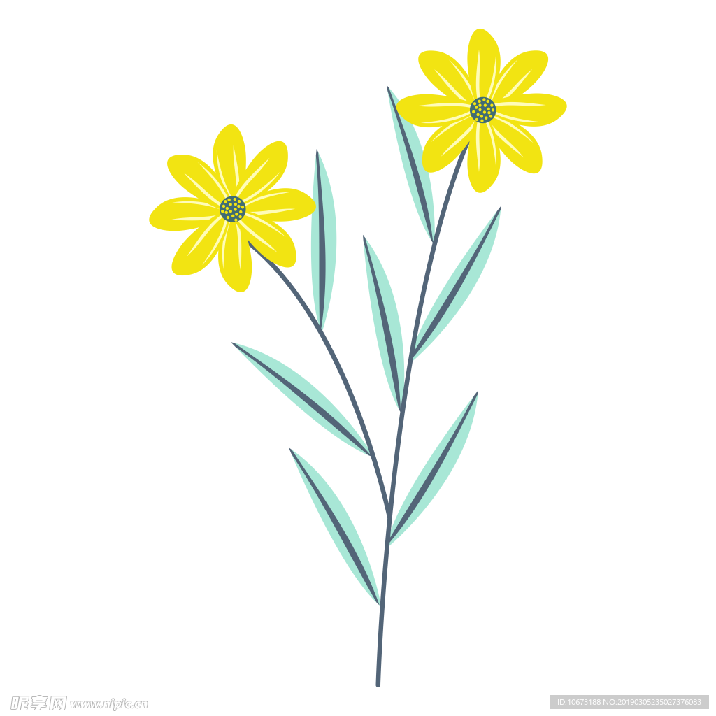 水彩植物图片