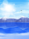 水彩背景