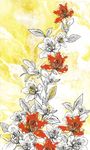 素描色彩花