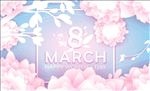 三八妇女节创意海报背景设计素材