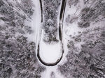 俯瞰冰天雪地