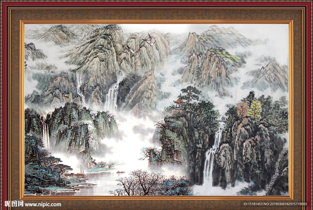 国画山水