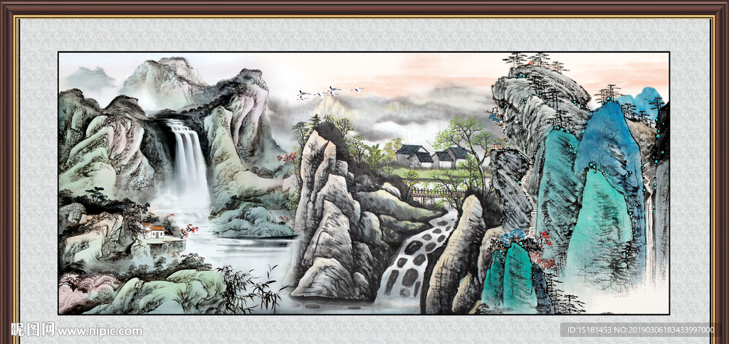 国画山水