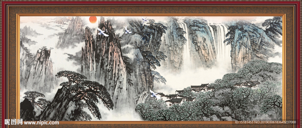 国画山水