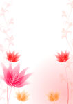 粉色花朵温馨背景海报写真花纹
