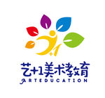 儿童美术教育logo