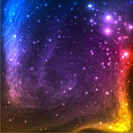 梦幻星云矢量素材