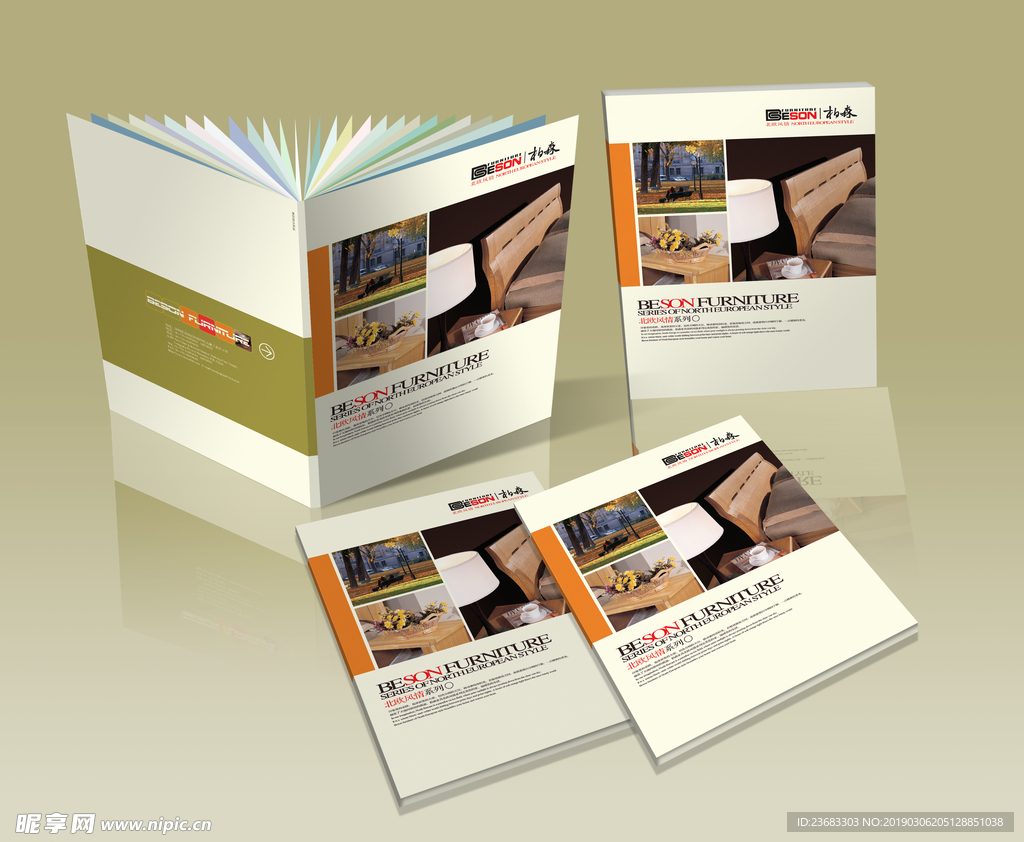 A4尺寸宣传册效果图样机素材v2 A4 Brochure Mock-Ups Vol.2 – 设计小咖