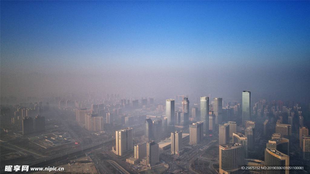 雾霾城市
