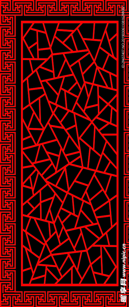 黑红色窗格