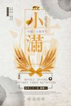 小满二十四节气宣传海报