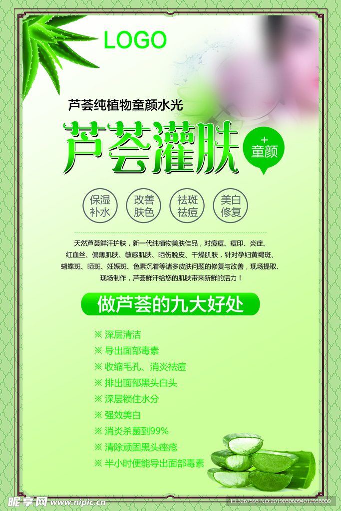 芦荟海报