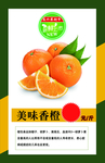 美味香橙展板