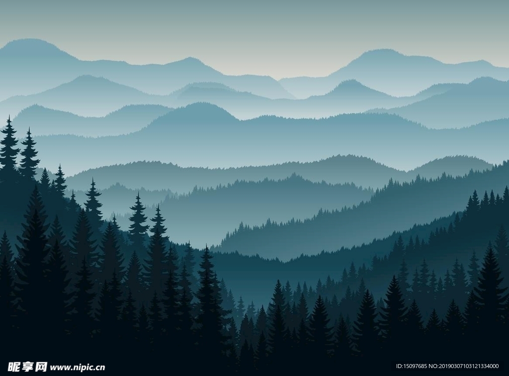 山脉背景