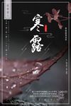 精致创意寒露唯美海报