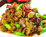 护心肢炒尖椒