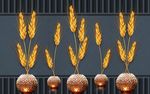 现代简洁时尚大气抽象稻穗电视背