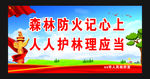 森林防火  广告牌