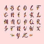 鲜花字母