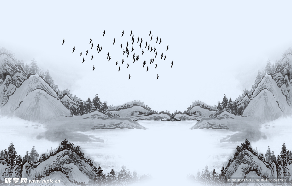 水墨山水