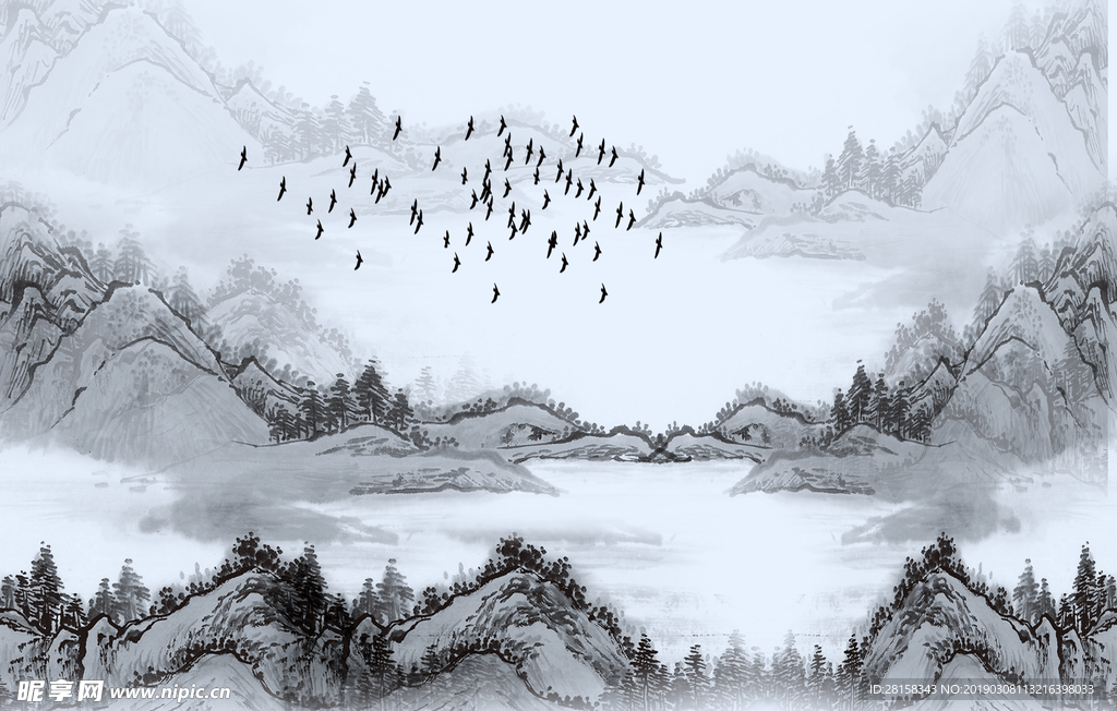 水墨山水