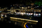 凤凰古城夜景 沱江灯光