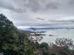 阴天的万绿湖