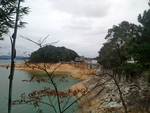 万绿湖湖边