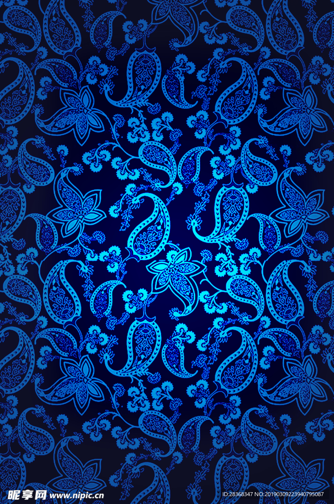 古典花纹背景图案